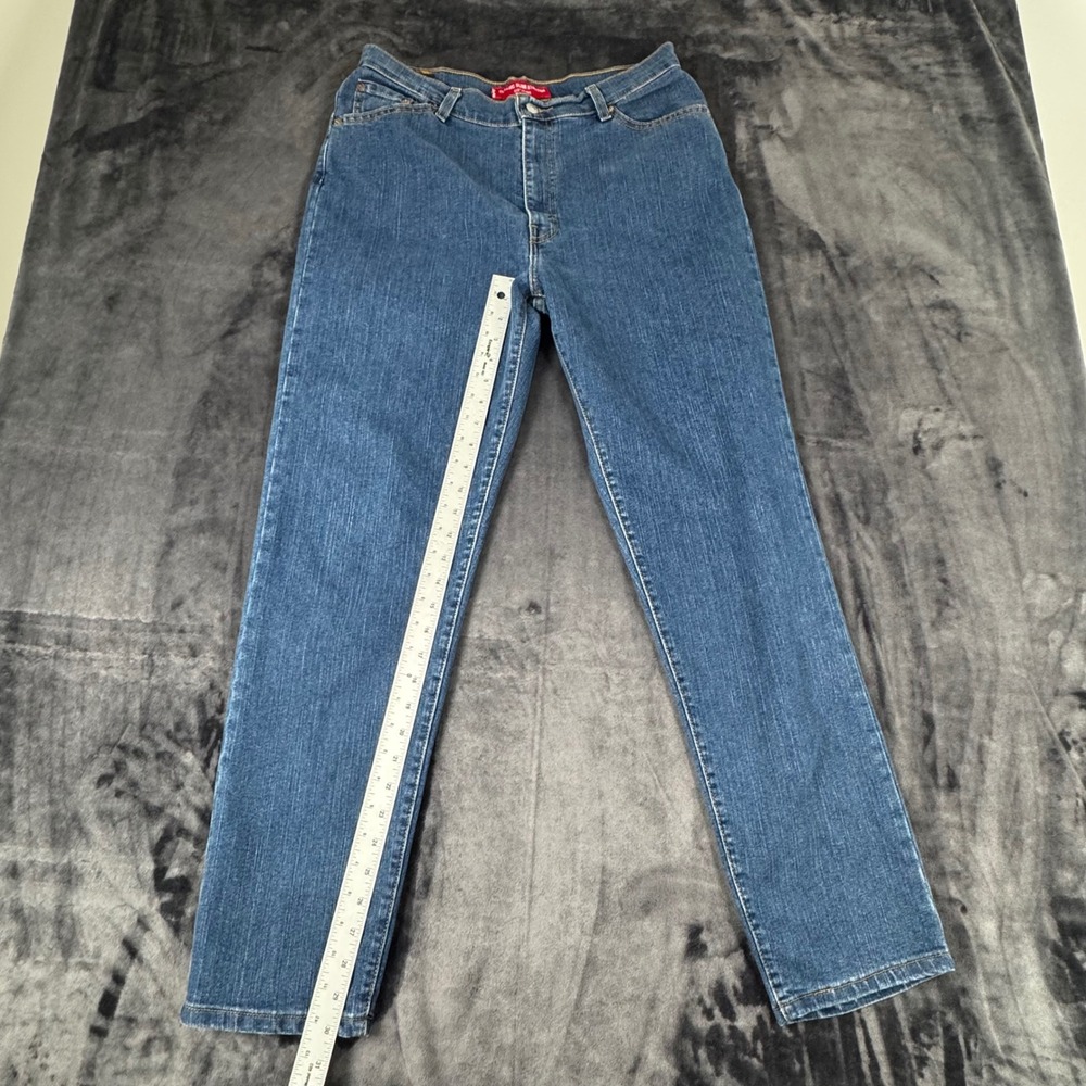 Levi's 512 Classic Slim Stretch Jeans Womens 14 MIS M Blue Tapered Leg Denim - Picture 2 of 8
